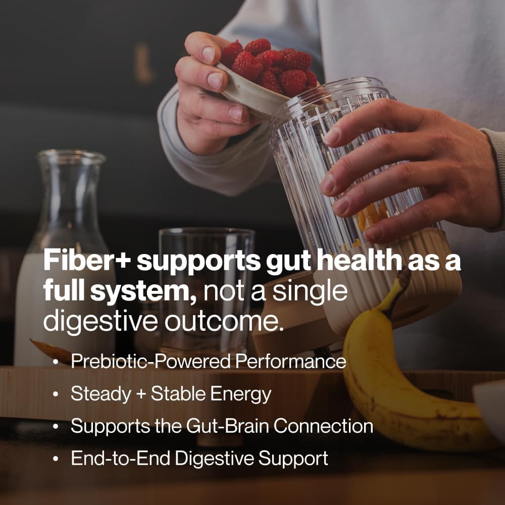 Momentous Fiber+ - Daily Multi-Source Fiber Blend to Support Nutrient Absorption, Natural Energy Production, & Recovery - NSF Certified for Sport - Non-GMO & Gluten-Free - 30 Servings - Unflavored - Image 5