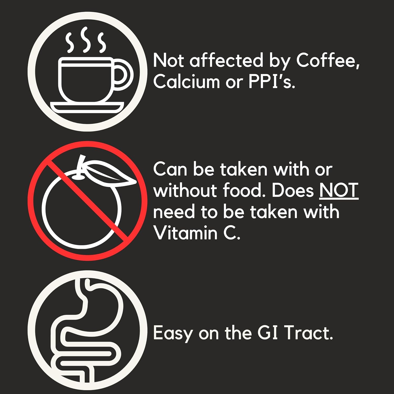 Proferrin Forte-12mg of high Absorbing Heme Iron Polypeptide. Easy on the Gut. 30 Tablets. 1mg of Folic Acid to aid in red Blood Cell Production. Not affected by Coffee, Calcium, or PPI's. - Image 4