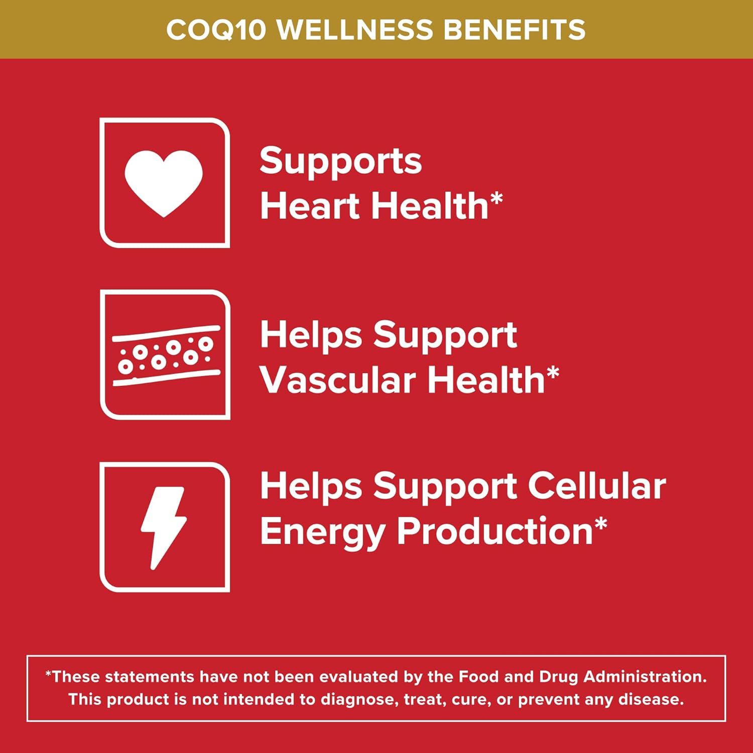 Qunol CoQ10 200mg Softgels, Ultra CoQ10 - Ultra High Absorption Coenzyme Q10 Supplements - Antioxidant Supplement for Vascular and Heart Health & Energy Production, 90 Count - Image 2