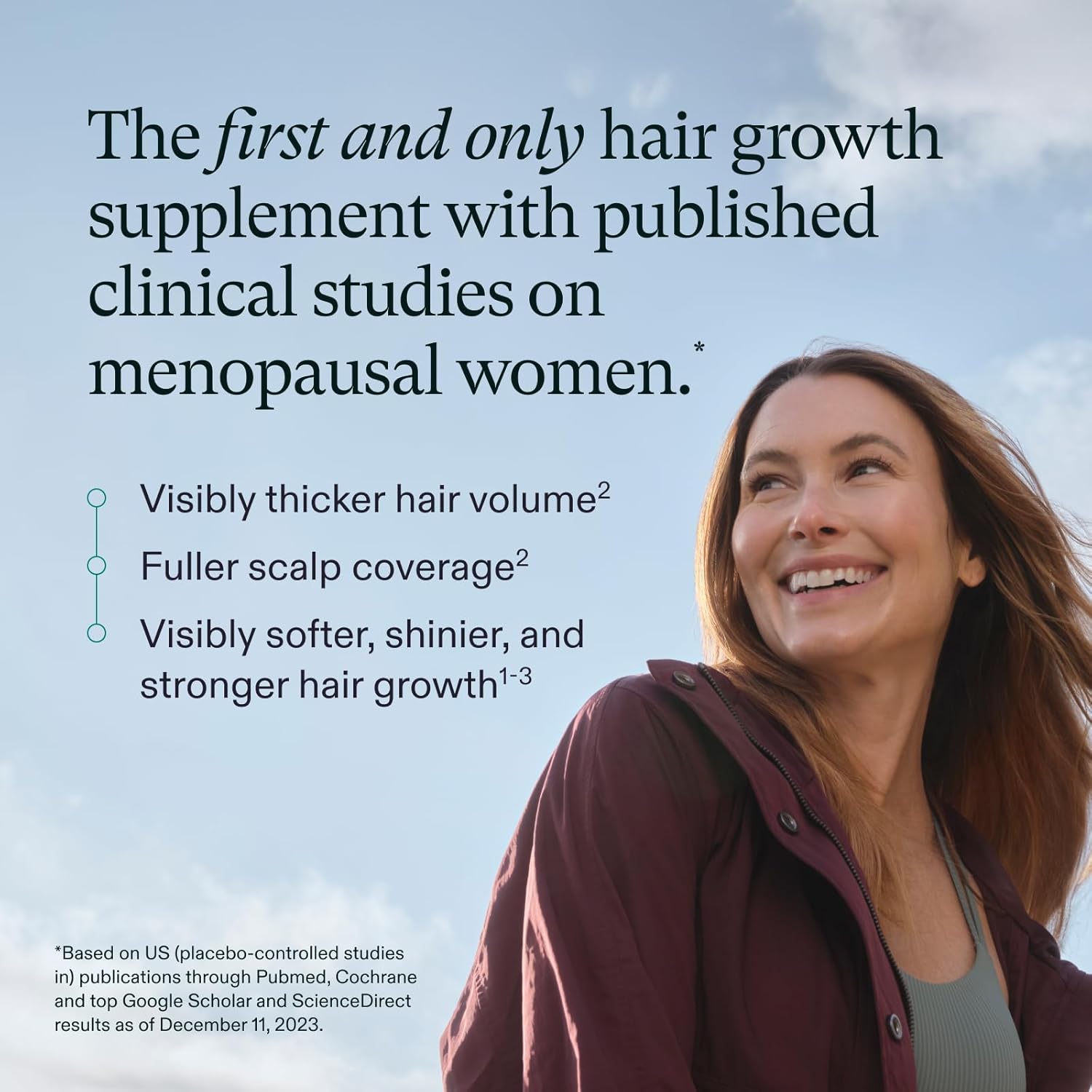 Nutrafol Women's Balance Hair Growth Supplements, for Ages 45+, Clinically Proven for Visibly Thicker Hair and Scalp Coverage, Dermatologist Recommended - 2 Month Supply, 2 Refill Pouches - Image 3