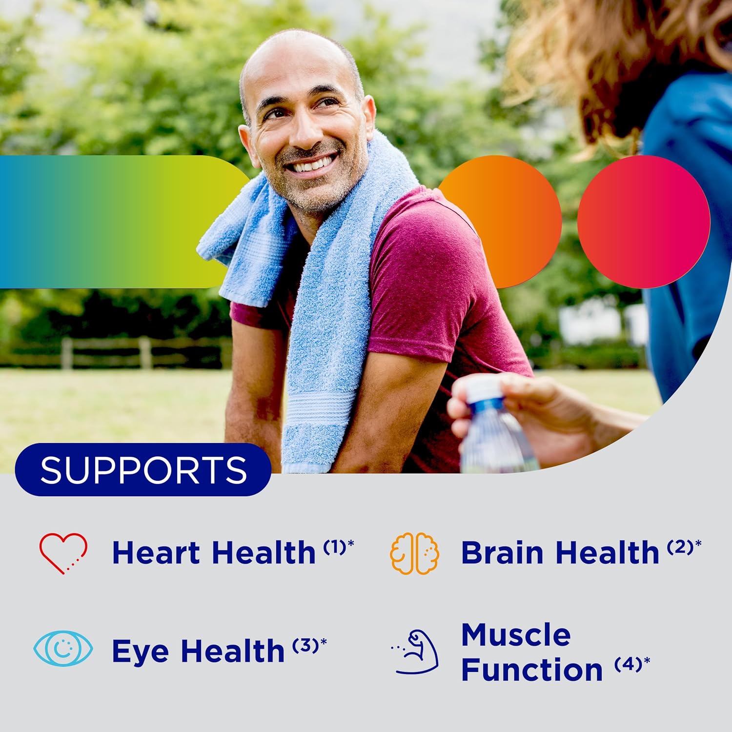 Centrum Silver Multivitamin for Men 50 Plus, Multimineral Supplement, Vitamin D3, B-Vitamins and Zinc, Gluten Free, Non-GMO Ingredients, Supports Memory and Cognition in Older Adults - 100 Ct - Image 3