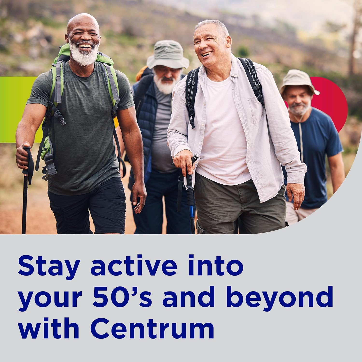 Centrum Silver Multivitamin for Men 50 Plus, Multimineral Supplement, Vitamin D3, B-Vitamins and Zinc, Gluten Free, Non-GMO Ingredients, Supports Memory and Cognition in Older Adults - 100 Ct - Image 10