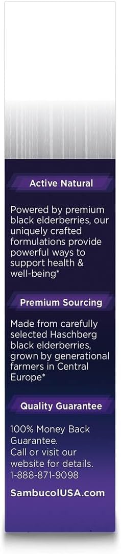 Sambucol Black Elderberry Throat Lozenge - Sore Throat Drops with Black Elderberry, Honey, Vitamin C & Zinc, Sore Throat Relief for Adults & Kids, Soothes Cough, Soft & Chewy - 20 Count, Pack of 2 - Image 9