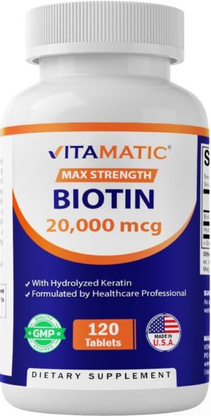 Vitamatic High Potency Biotin 20000...