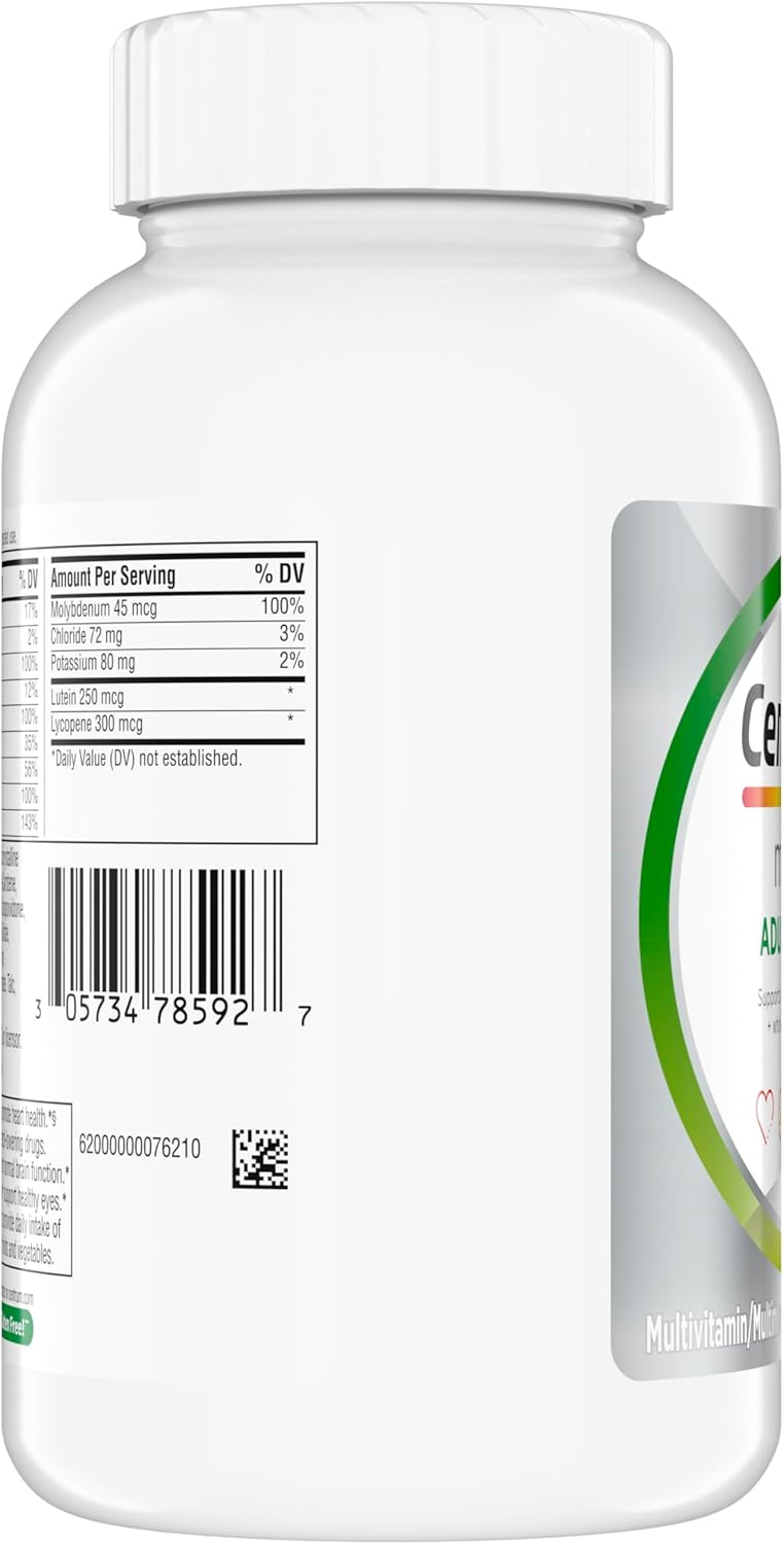 Centrum Minis Silver Multivitamin for Adults 50 Plus, Multimineral Supplement, Vitamin D3, B-Vitamins, Gluten Free, Non-GMO Ingredients, Supports Memory and Cognition in Older Adults - 320 Ct - Image 11