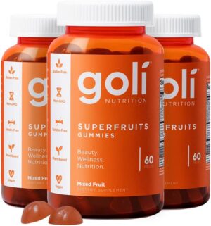 Goli Superfruits Beauty Gummies wit...