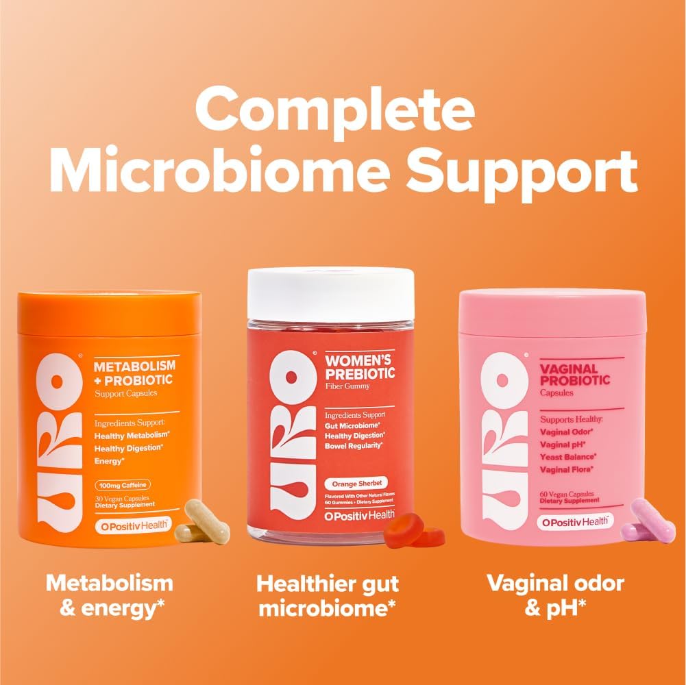 URO Metabolism + Probiotic Support Capsules – Metabolism, Gut Health & Sustained Energy – with Chromium Picolinate, Green Coffee Bean Extract & Targeted Probiotics – 1 Month Supply – 30 Servings - Image 5