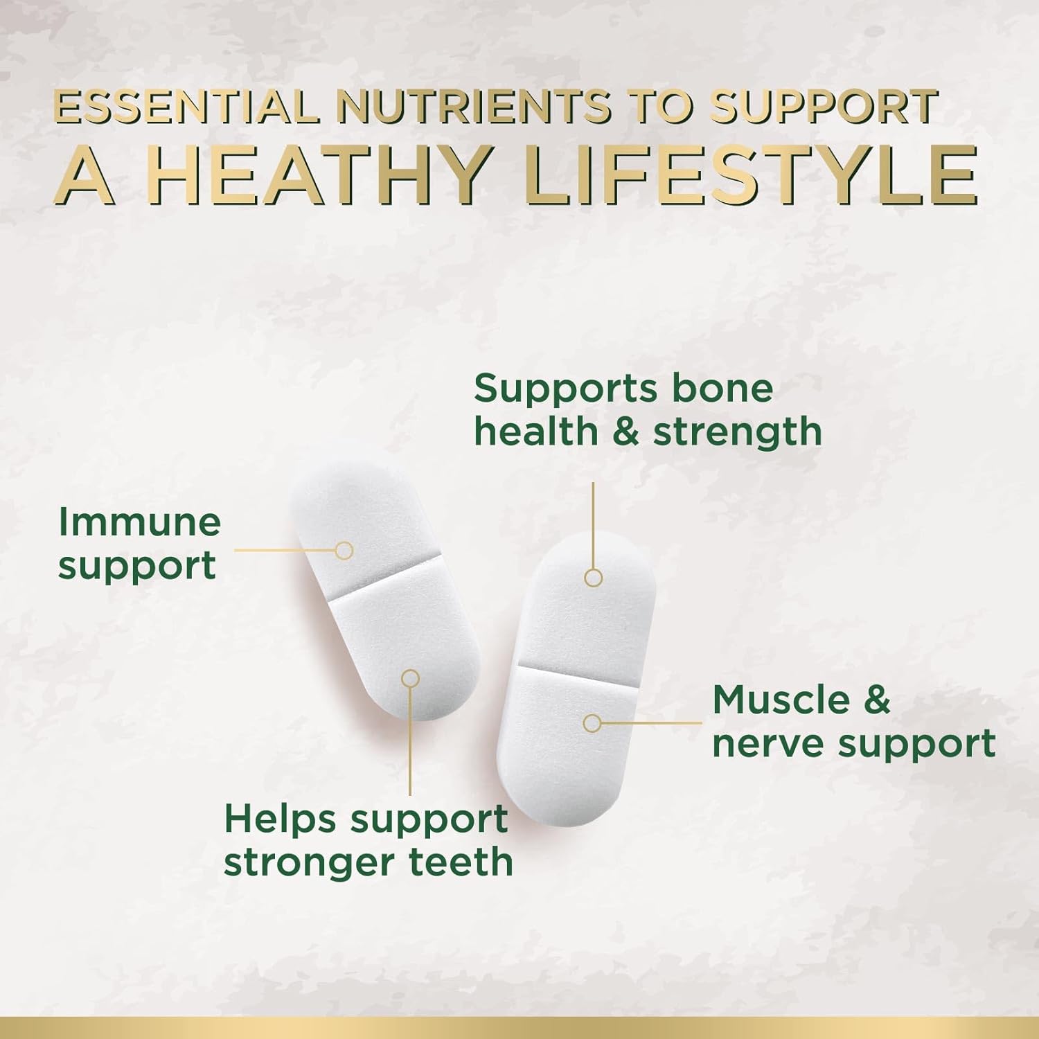 Calcium 1200 mg with Vitamin D3 - Per Serving - Bone Health Supplement - Vitamin D & Calcium Supplements for Women & Men - Bone Strength Support - Natural Calcium Pills - Bottled in USA - 240 Tablets - Image 7