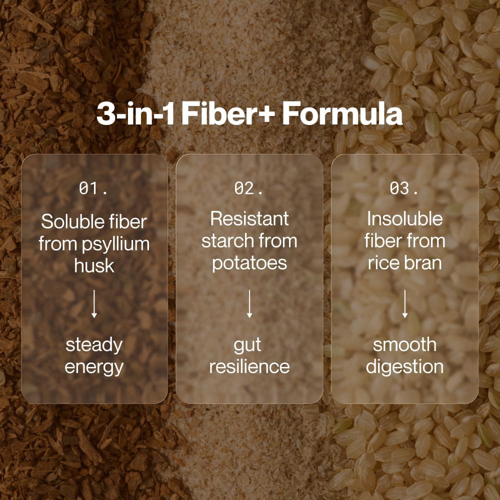 Momentous Fiber+ - Daily Multi-Source Fiber Blend to Support Nutrient Absorption, Natural Energy Production, & Recovery - NSF Certified for Sport - Non-GMO & Gluten-Free - 30 Servings - Pure Cinnamon - Image 5