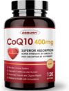 ZEBORA CoQ10-400mg-Softgels with PQ...