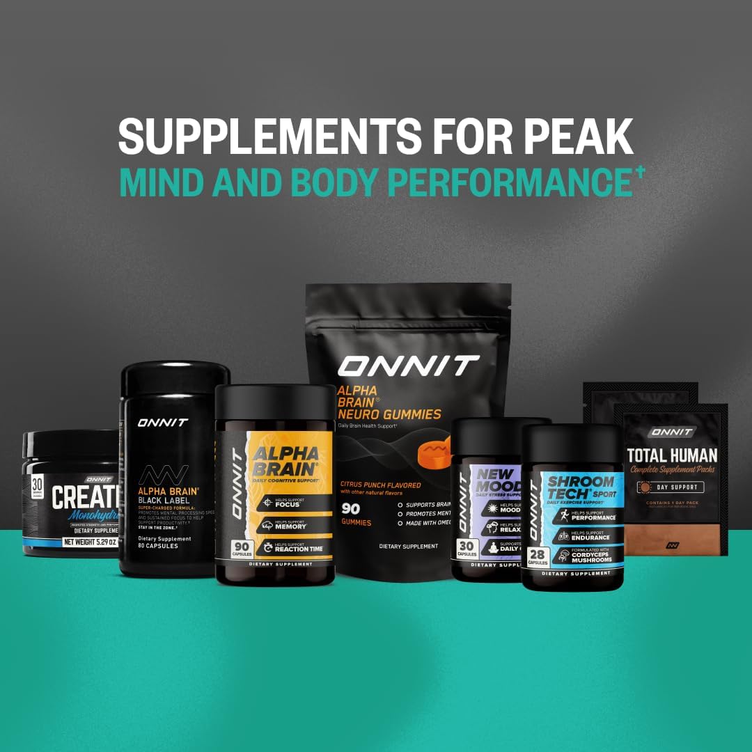 ONNIT Total Human Adult Multivitamin Comprehensive Capsule Packs with Day and Night Support, Daily Vitamin Packs for Men and Women, Dietary Supplement Capsules, 30-Day Supply, 60 Packs - Image 8