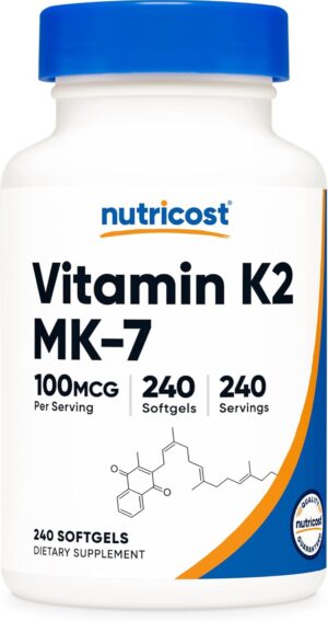 Nutricost Vitamin K2 MK-7 100 mcg, ...