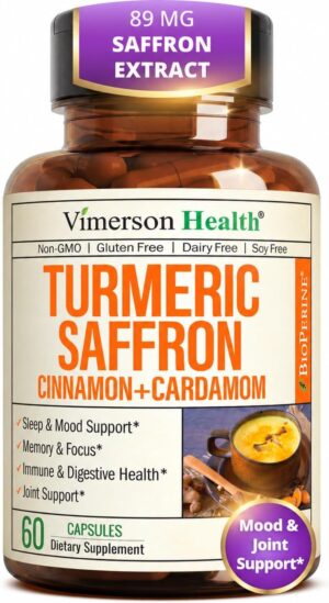Saffron Supplements with Turmeric C...