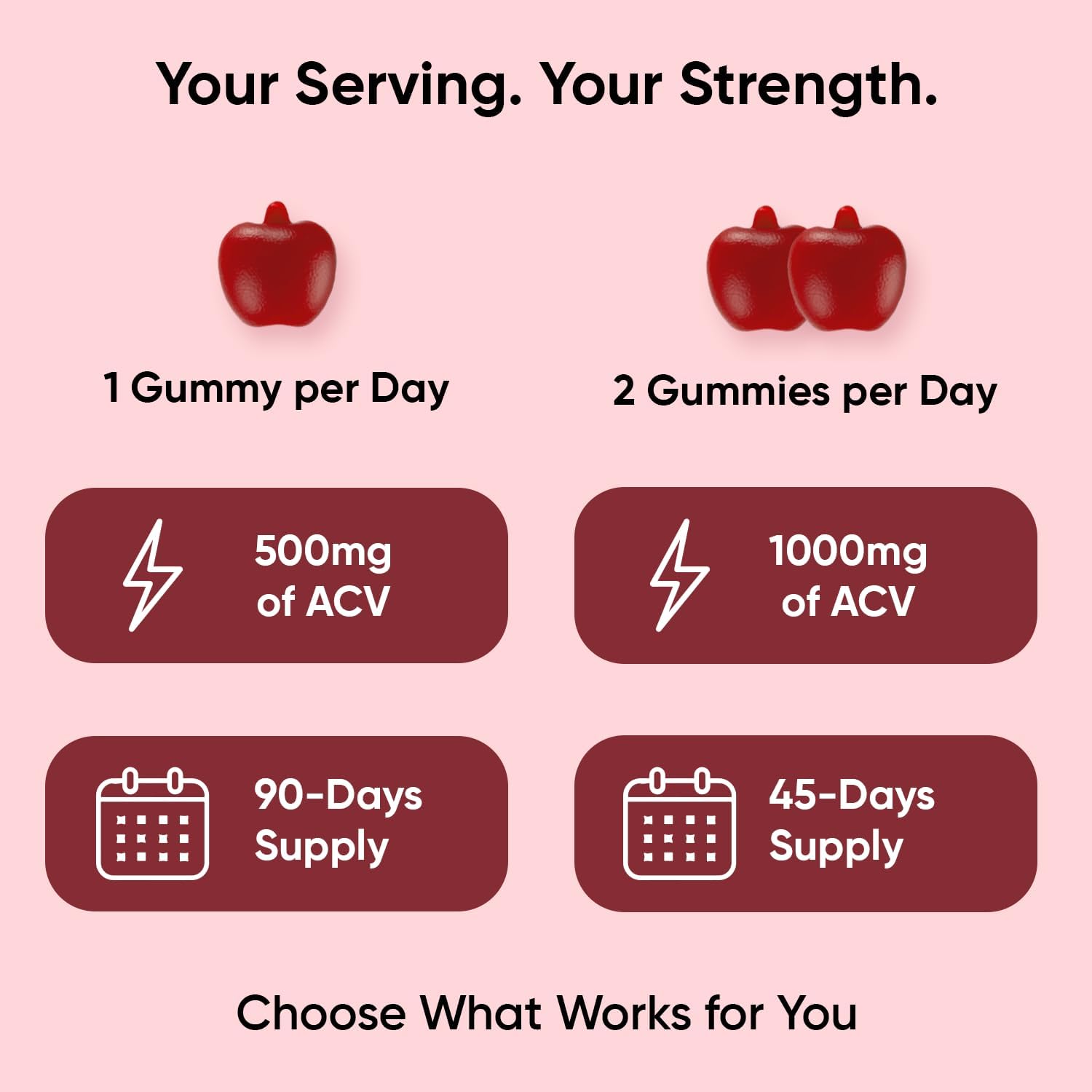 WeightWorld Apple Cider Vinegar Gummies 1000mg with The Mother + VIT C, B12-9-6, Beetroot | ACV Gummies - Digestion, Metabolism, Detox & Cleanse | Vegan Apple Cider Vinegar with Mother, 90 Count - Image 7
