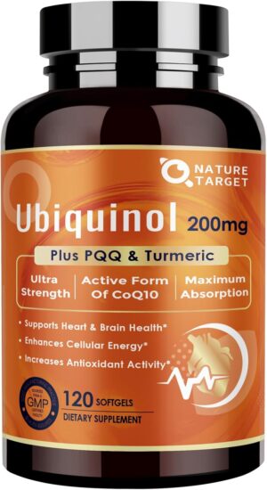 NATURE TARGET Ubiquinol CoQ10 200mg...