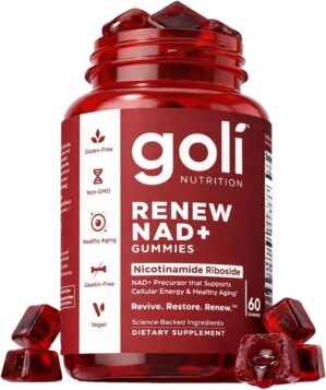 Goli World’s First Renew NAD+, 60...