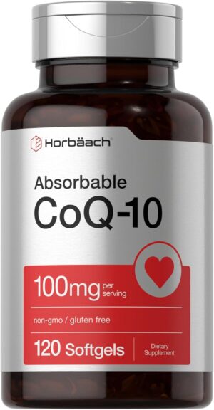 Horbäach CoQ10 100mg Softgels | 12...