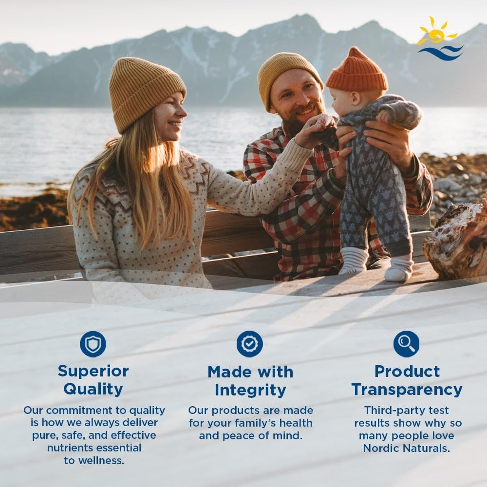 Nordic Naturals Ultimate Omega, Lemon Flavor - 90 Soft Gels - 1280 mg Omega-3 - High-Potency Omega-3 Fish Oil Supplement with EPA & DHA - Promotes Brain & Heart Health - Non-GMO - 45 Servings - Image 7