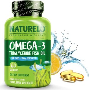 NATURELO Burpless Omega 3 Fish Oil ...