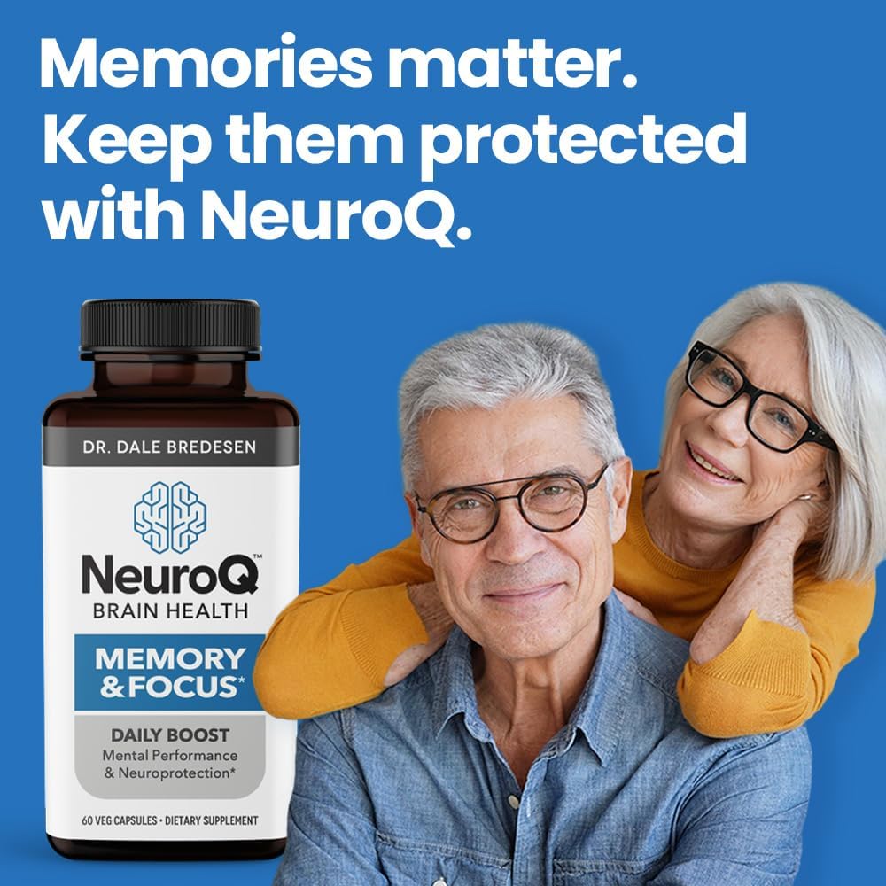 NeuroQ Memory & Focus | Formulated by Neurologist Dr. Dale Bredesen | Addresses All 4 Causes of Cognitive Decline | Ginkgo Biloba, Phosphatidylserine, Gotu Kola, Coffee Fruit, Turmeric & Propolis - Image 6