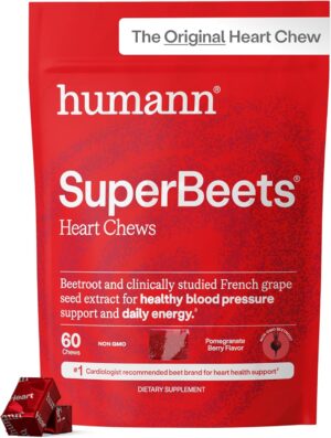 humanN SuperBeets Heart Chews, Beet...