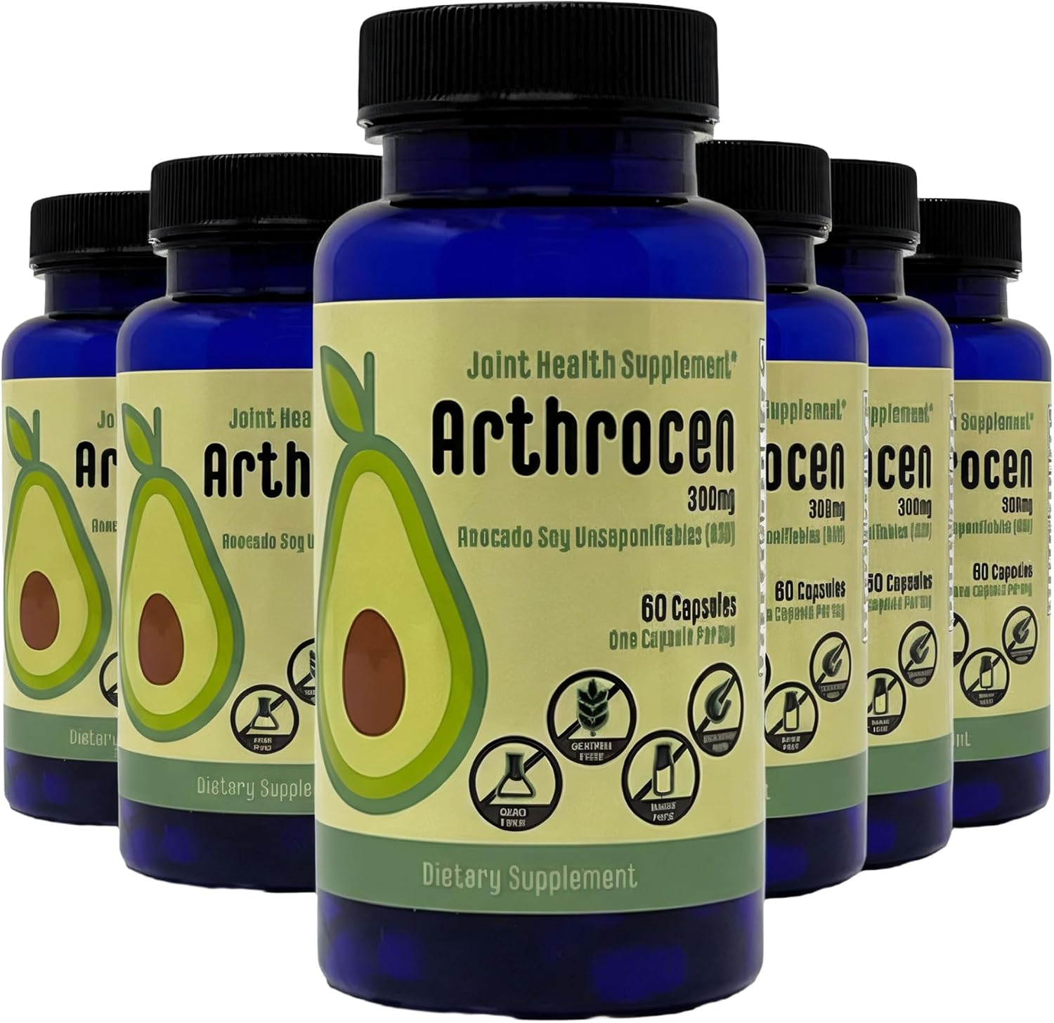 Joint Health Supplement with 300 mg ASU (Avocado Soy Unsaponifiables) – Supports Joint Mobility & Cartilage – Plant-Based Daily Joint Support – Non-GMO, Gluten & Dairy Free – 360-Day Supply