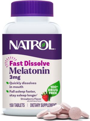 Natrol Fast Dissolve Melatonin 3 mg...