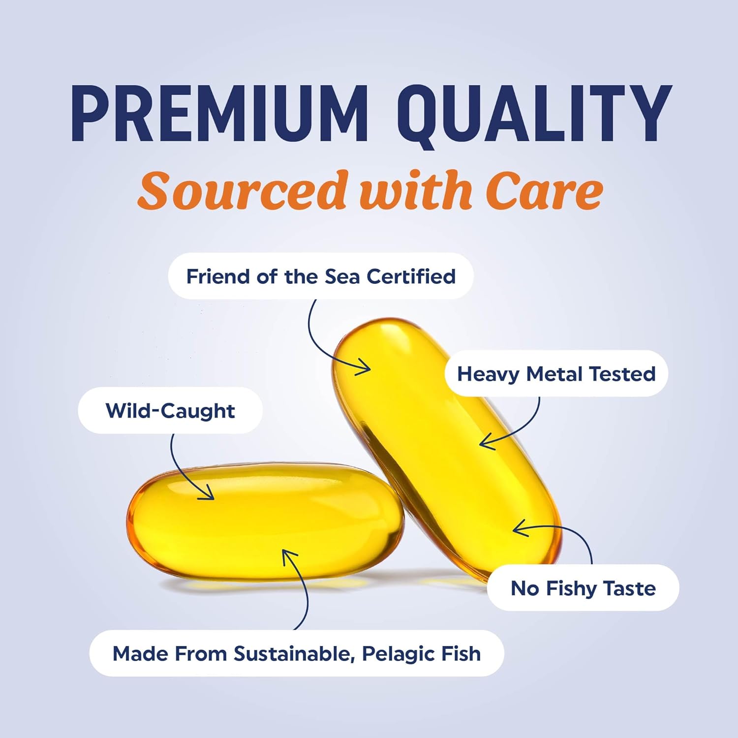 Triple Strength Omega 3 Fish Oil 3600 mg | EPA & DHA | Over 2100mg Omega-3 Fatty Acids | 1300mg EPA + 860mg DHA | Best Essential Fatty Acids | Premium Wild Caught & Burpless Fish Oil | 120 Ct - Image 3