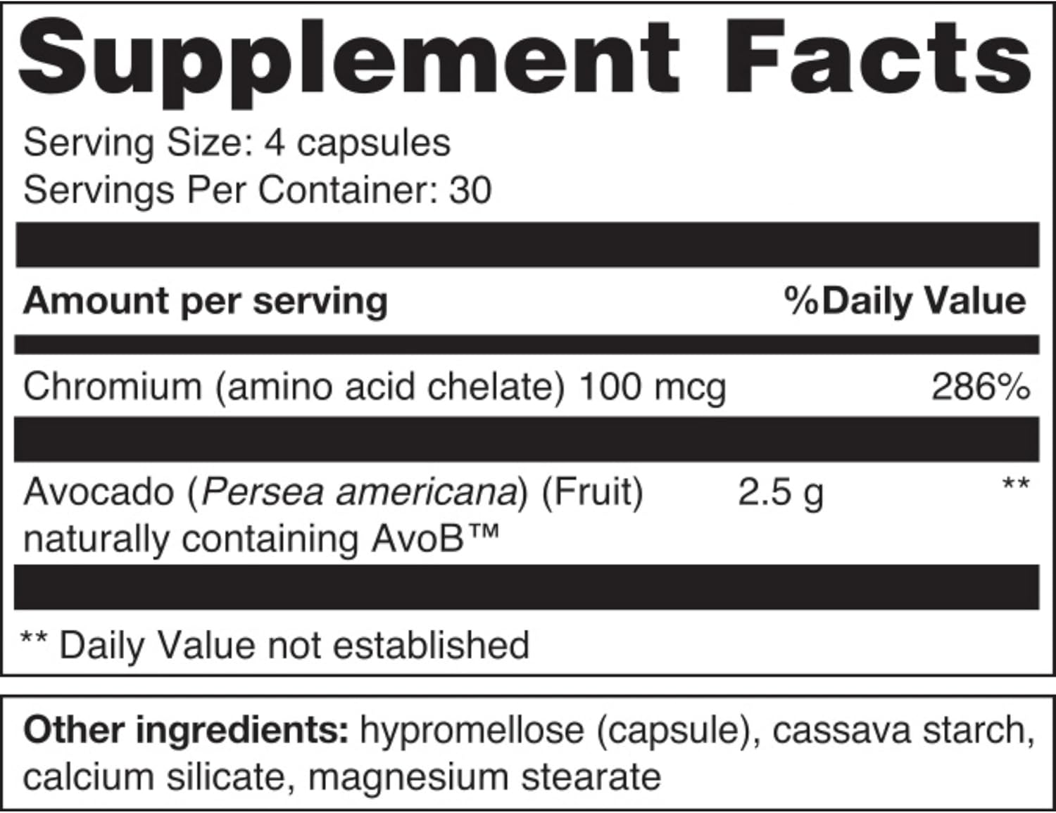 Metavo Advanced Metabolism Support - Metabolic Health Essential, Chelated Chromium Supplement with AvoB, Wellness & Energy Supplement that Promotes Balance, 120 Vegan Capsules - Image 5