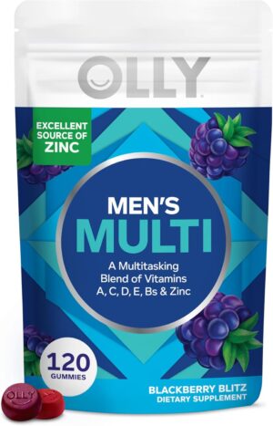 OLLY Men’s Multivitamin Gummy...