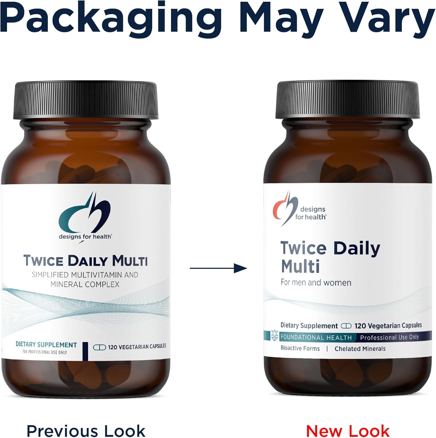 Designs for Health Methylated Multivitamin for Women & Men - Twice Daily Multimineral Supplement & Multivitamin Without Iron + Methylated B12 and Folate, Vitamin C, K, D, E + More (120 Capsules) - Image 4