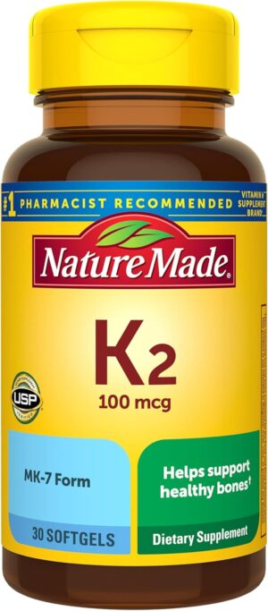 Nature Made Vitamin K2 100 mcg, Hea...