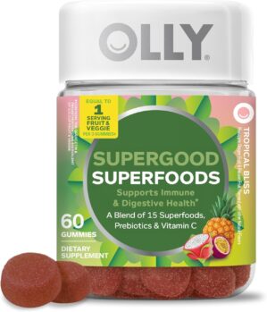 OLLY Supergood Superfoods Gummies, ...