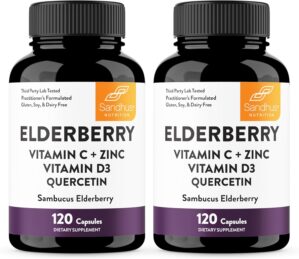 Elderberry Vitamin C and Zinc Capsu...