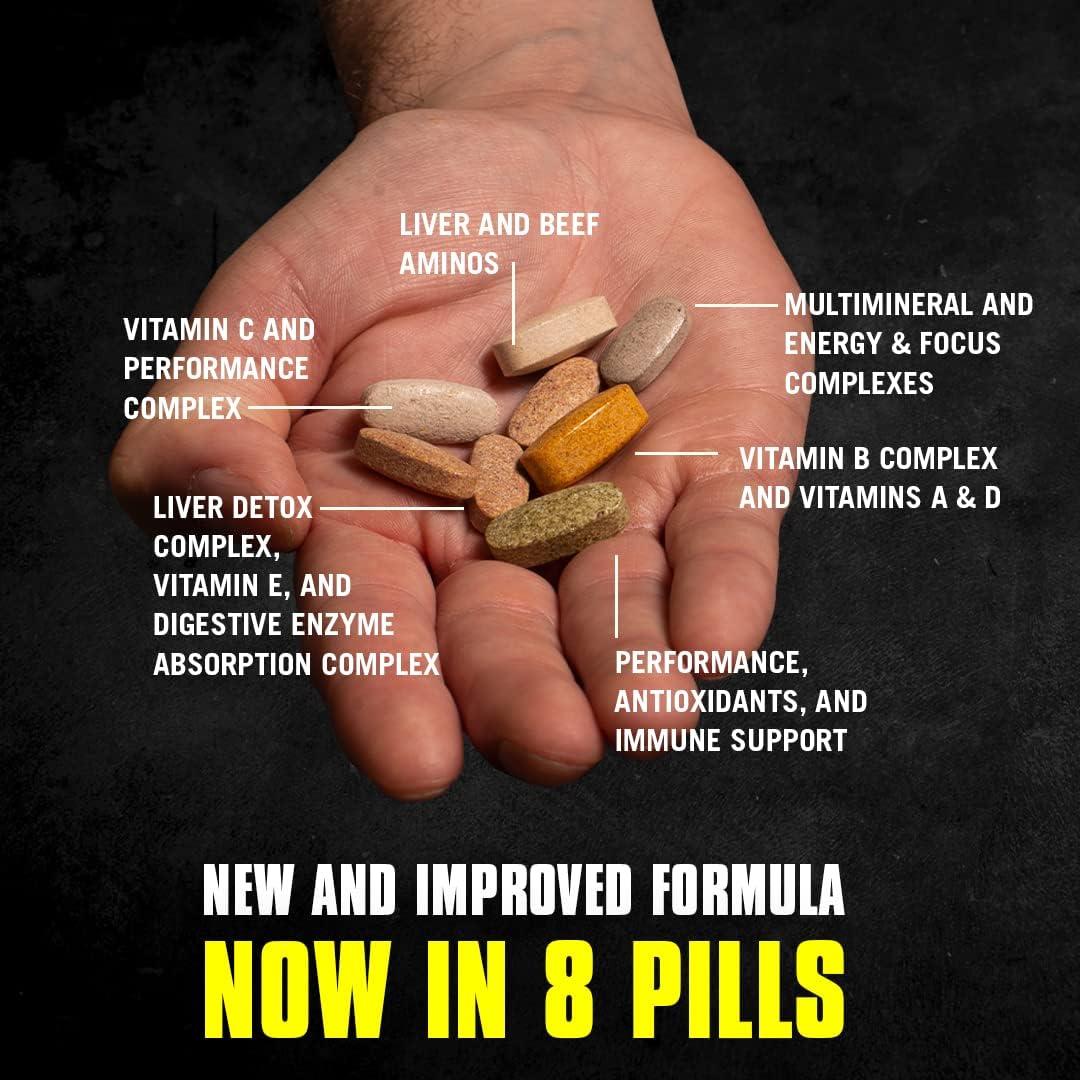 Animal Pak Daily Multivitamin for Men & Women | All-in-One Nutrition Supplement | Vitamins C, B, D, Zinc, Amino Acids, Digestive Enzymes | Supports Performance Immunity, Energy & Focus | 44 Day Supply - Image 4