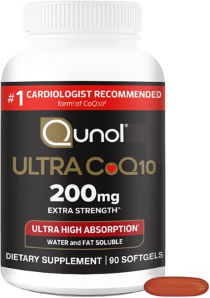 Qunol CoQ10 200mg Softgels, Ultra C...