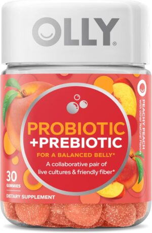 Olly, Probiotic + Prebiotic Gummy, ...