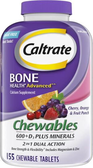 Caltrate Chewables 600 +D3 Plus Min...