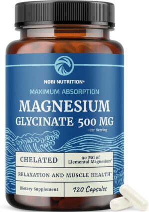 Magnesium Glycinate 500mg | High Ab...