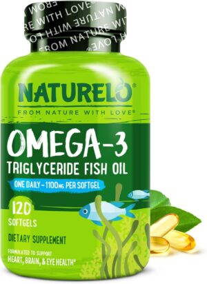 NATURELO Burpless Omega 3 Fish Oil ...