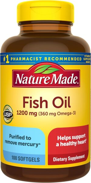 Nature Made Fish Oil Omega 3 Supple...