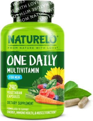 NATURELO Mens Multivitamins –...