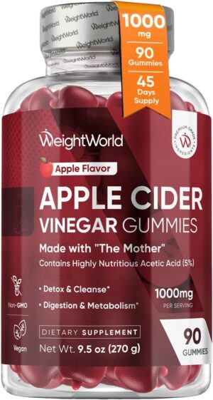 WeightWorld Apple Cider Vinegar Gum...