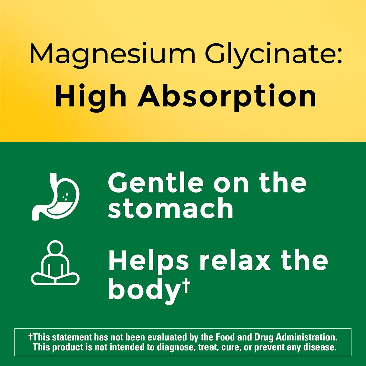 Nature Made High Absorption Magnesium Glycinate 300mg per 3 Capsules, Magnesium Supplement for Muscle, Heart, Nerve and Bone Support, 90 Magnesium Bisglycinate Capsules, 30 Day Supply - Image 3