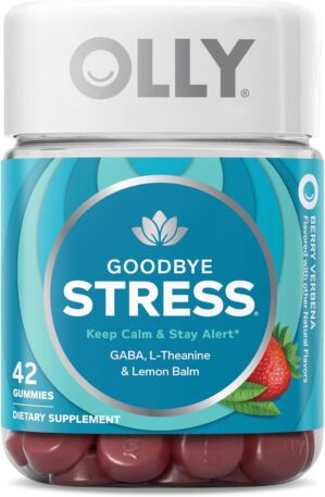 OLLY Goodbye Stress Gummy, GABA, L-...