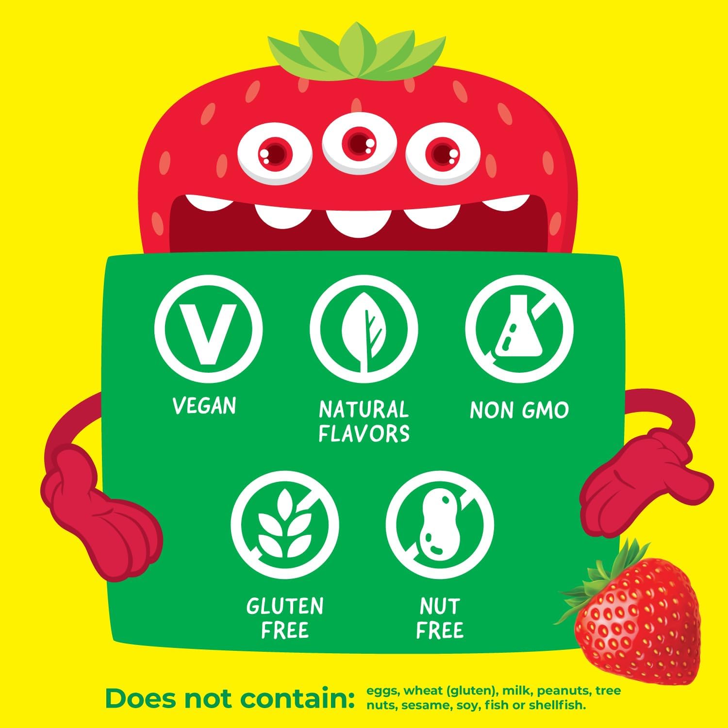 Kids Multivitamin with Iron & Minerals Chewable Tablets - Mixed Fruit Flavor - Vegetarian, GMO-Free, Nut Free - Dietary Supplement - Digestive Support for Children - 120 Chewables - Image 5