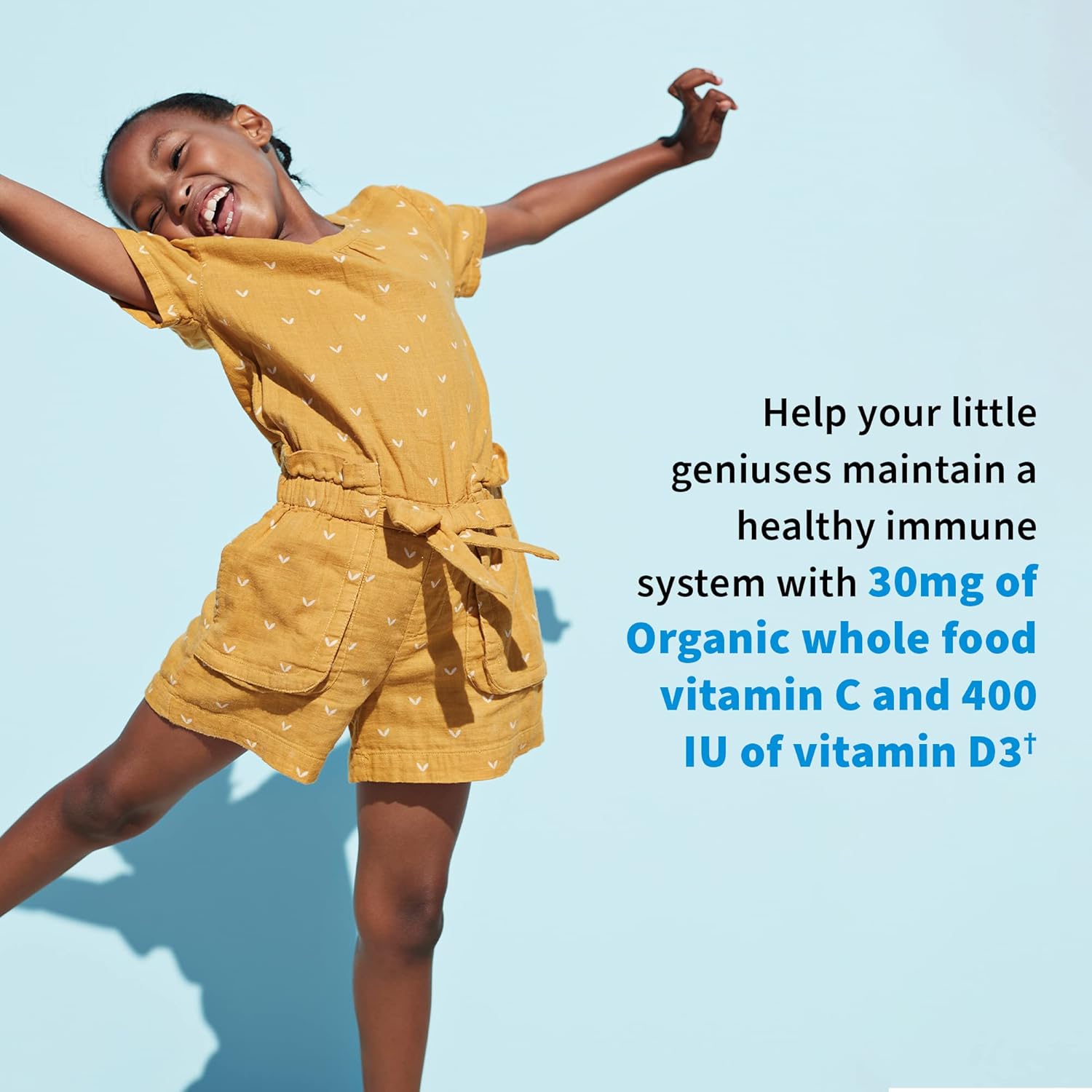 Garden of Life Dr. Formulated Probiotics Organic Kids+ plus Vitamin C & D - Berry Cherry - Gluten, Dairy & Soy Free Immune & Digestive Health Supplement, No Added Sugar, 30 Chewables (Shelf Stable) - Image 4