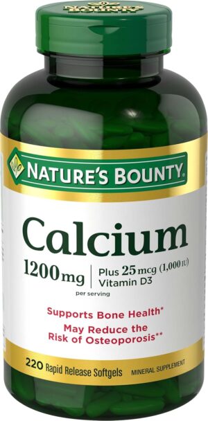 Nature’s Bounty Calcium 1200 mg w...