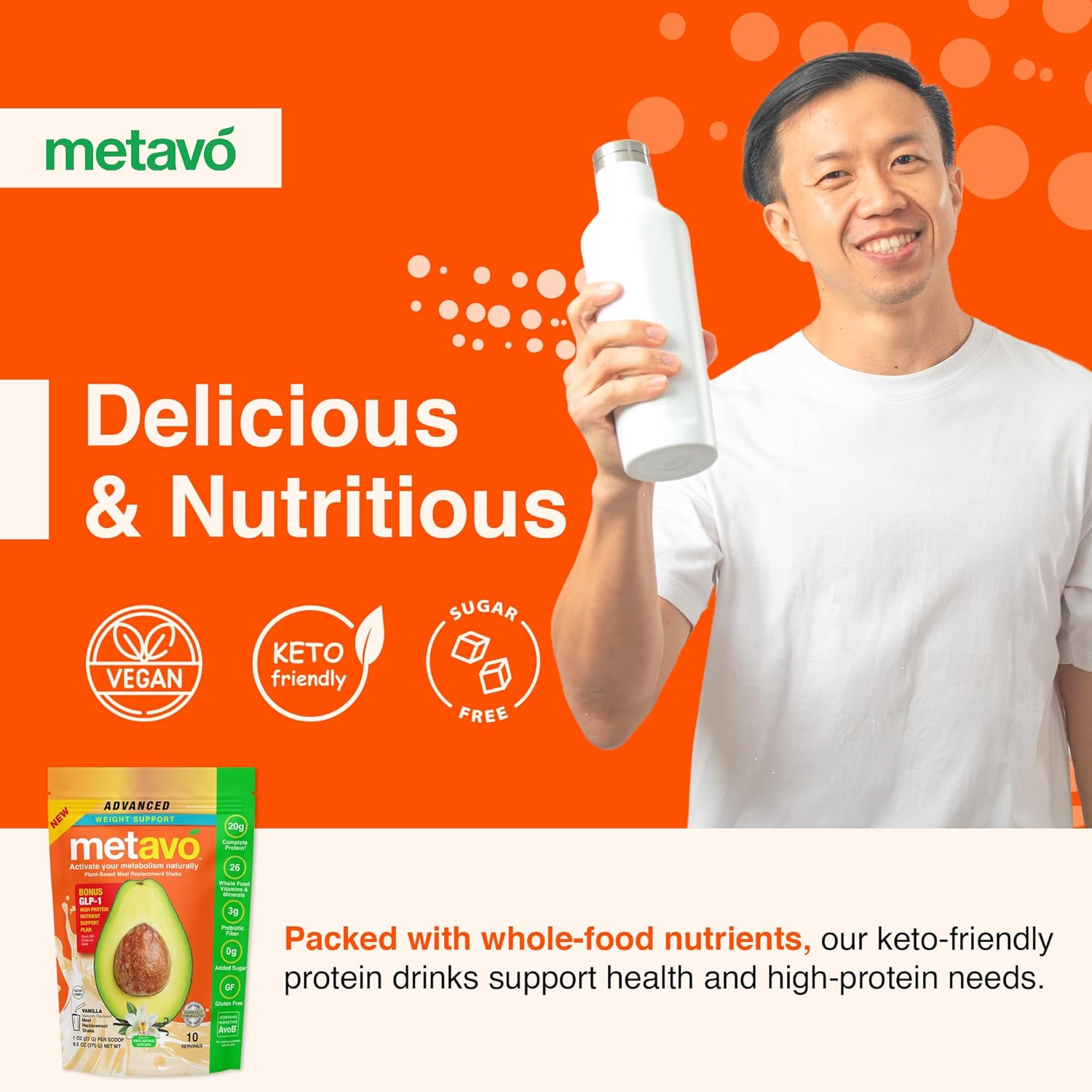 Metavo Advanced Weight Support Meal Replacement Vanilla - Image 6