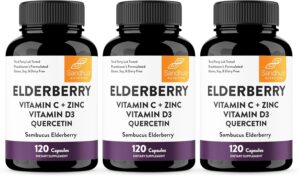 Elderberry Vitamin C and Zinc Capsu...
